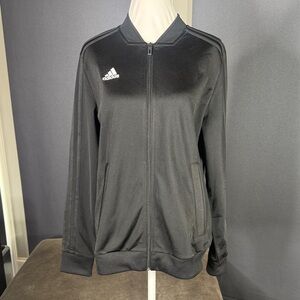 Women’s Adidas Black Sport Jacket Full Zip Small RARE Sample Tag NWT